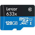 Lexar High Performance 633X 128Gb Microsdxc Uhs I Card With Sd Adapter Lsdmi128Bbnl633A