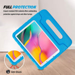 Kids Case For Galaxy Tab A 8 0 2019 T290 T295 Shockproof Convertible Handle Stand Cover Light Weight Kids Friendly Protective Case For 8 0 Inch Galaxy Tab A 2019 Without S Pen Model Blue