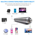 Soundbar 10W Wired And Wireless Speaker Audio Stereo Long Standby For Smartphones Tablets Projector And Wireless Devices
