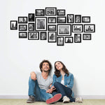 26 Pieces Picture Frames Set Collage Wall Gallery Kit