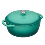 Cast Iron Covered Dutch Oven Enamled