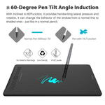 2019 Inspiroy H1161 Graphics Drawing Tablet Android Devices Supported 8192 Pen Pressure With Battery Free Stylus 10 Shortcut Keys Compatible With Chromebook Android Windows And Mac