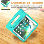 Avawo Kids Case For Ipad 9 7 2017 2018 Ipad Air 2 Light Weight Shock Proof Convertible Handle Stand Friendly Kids Case For 9 7 Inch Ipad 5Th 6Th Gen Ipad Air 1 Ipad Air 2 Turquoise
