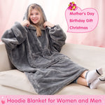Wearable Blanket Sweatshirt For Women And Men
