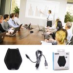 Professional Boya Usb Conference Condenser Microphone Office Computer Microphone For Recording Excellent 180 Degree Multidirectional Mic Compatible With Windows Mac Laptop Desktop Computer Projector