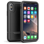 Iphone Xs Max Case 2018 Encased Heavy Duty Protective Military Grade Armor Protection W Full Body Shock Resistant Tpu 2018 Rebel Black