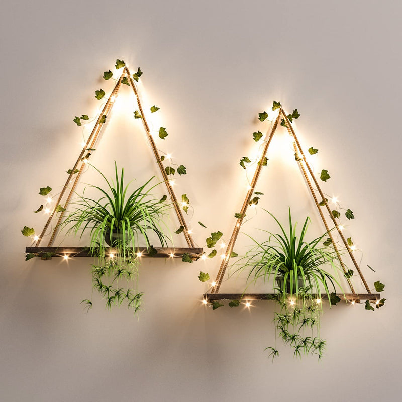 Led Strip Wall Hanging Shelves Set Of 2