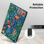 MoKo Case Fit Samsung Galaxy Tab A 8.0 T290/T295 2019 Without S Pen Model, Premium Light Weight Stand Folio Shock Proof Cover Case for Galaxy Tab A 8.0 T290/T295 2019 Release Tablet - Jungle Night