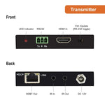 J Tech Digital Hdbaset Hdmi Extender 4K 60 420 Ultra Hd Extender Over Single Cable Cat5E 6A Up To 230Ft 1080P 130Ft4K Supports Hdcp 2 2 1 4 Rs232 Bi Directional Ir And Poe
