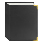 Pioneer Photo Albums 100 Pocket Gray Sewn Leatherette Cover With Brass Corner Accents Photo Album For Prints 4 By 6 Inch