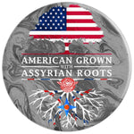 American Grown With Assyrian Roots Assyria Marble Design Grip And Stand For Phones And Tablets