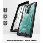 Poetic Affinity Series Designed For Oneplus 8 Pro Case Rugged Lightweight Military Grade Hybrid Protective Bumper Cover Black Clear