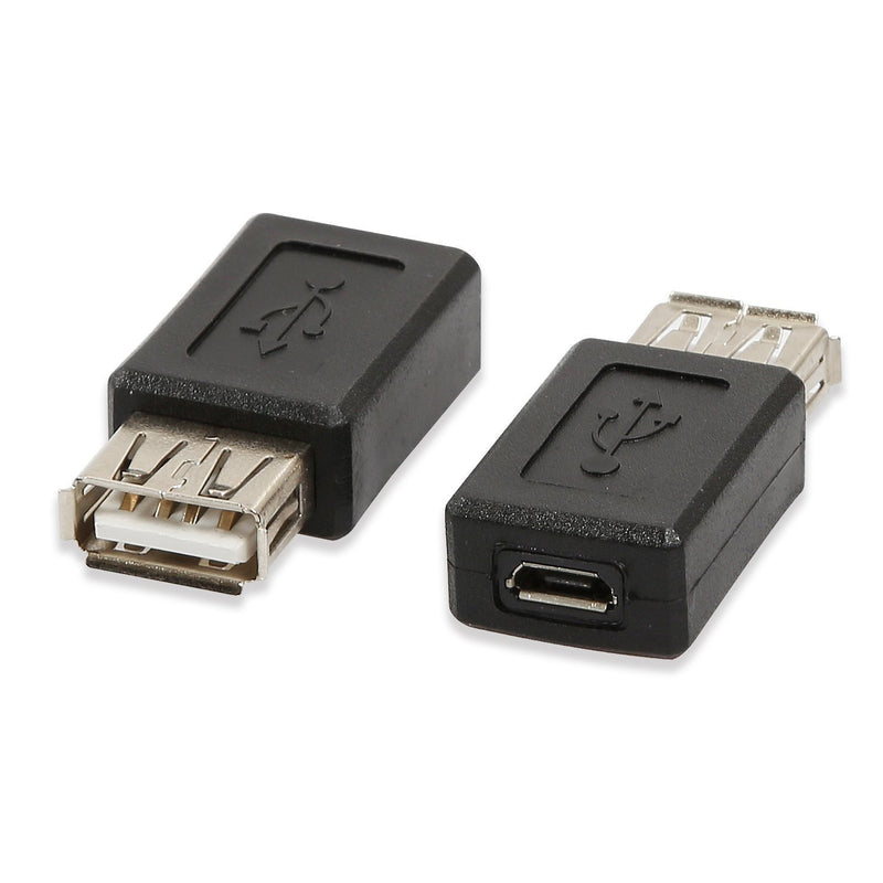 Electop 2 Pack Usb 2 0 A Female To Usb Micro Female Adapter Converter