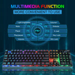 Gaming Keyboard And Mouse Combo K1 Led Rainbow Backlit Keyboard With 104 Key Computer Pc Gaming Keyboard For Pc Laptop