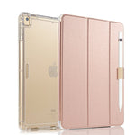 Ipad Pro 12 9 Case 2017 2015 Old Model 1St 2Nd Gen Ipad Pro 12 9 Inch Cover Smart Folio Stand Protective Translucent Frosted Back Cases With Auto Wake Sleep Rose Gold