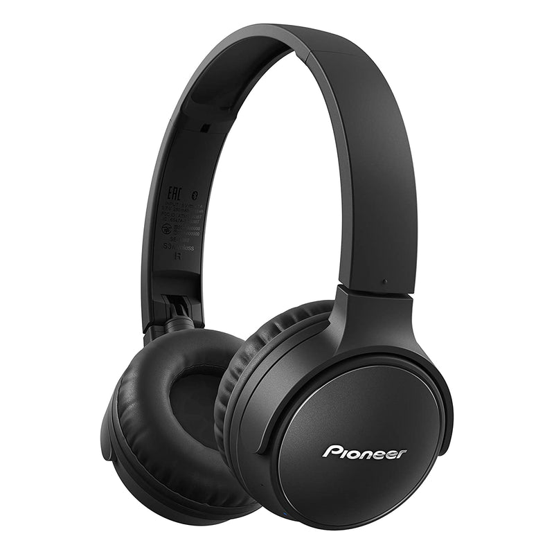 Pioneer SE-S3BT-B Wireless Stereo Headphones, SE-S3BT(B) Black, Medium