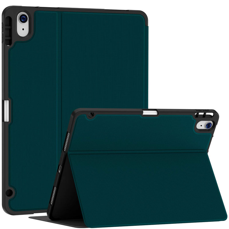 Soke Case For Ipad Air 4Th Generation 2020 Ipad 10 9 Case With Pencil Holder Premium Shockproof Stand Folio Casesupport Touch Id The 2Nd Pencil Charging Smart Soft Tpu Back Cover Teal