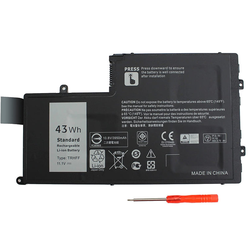 Trhff Notebook Battery Compatible With Dell Inspiron 5445 5447 5545 5547 5548 N5447 N5547 15 5000 I5547 3750Slv Latitude 14 3450 15 3550 E3450 E3550 Dl011307 Prr13G01 1V2F6 0Pd19 P39F Laptop Batteries