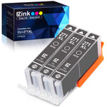 E Z Ink Compatible Ink Cartridge Replacement For Canon Cli 271Xl Cli 271 Xl To Use With Pixma Ts8020 Ts9020 Mg7720 Printer Gray 3 Pack