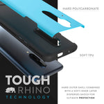Tudia Merge Designed For Oneplus 7T Pro Case Dual Layer Phone Case For Oneplus 7T Pro Oneplus 7T Pro Mclaren Case Blue
