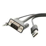 Syba Vga To Hdmi Cable Vga To Hdmi Adapter Converter Cable With Audio Support For Connecting Pc Laptop With A Vga Output To Hdmi Monitor Hdtv Male To Male