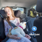 Usb 5V Car Seat Fans For Backseat