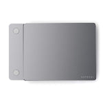 Satechi Aluminum Mouse Pad With Non Slip Rubber Base Compatible With Computers Laptops And Desktops Space Gray