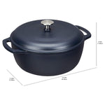 Cast Iron Covered Dutch Oven Enamled