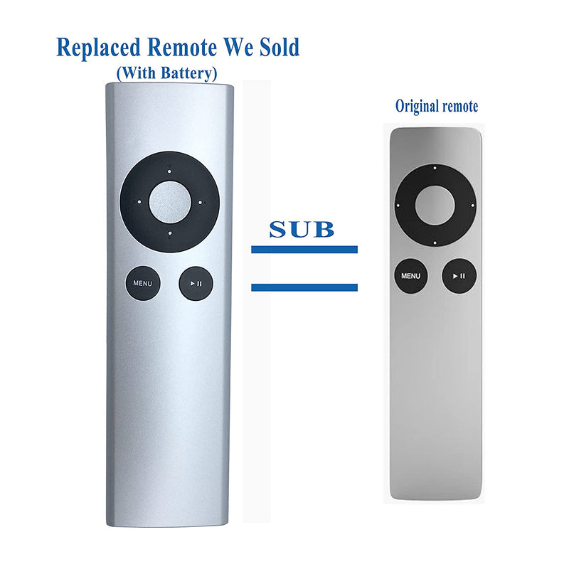 New Replaced Remote Fit For Apl Tv 1 2 3 A1427 A1469 A1378 A1294 Md199Ll A Mc572Ll A Mc377Ll A Mm4T2Am A Mm4T2Zm A Mac Music System