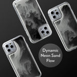 Flowing Neon Sand Liquid Iphone 11 Pro Case 2019 5 8 Full Body Protection With Raised Bezel Hi Contrast Black N White