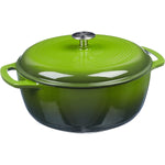 Cast Iron Covered Dutch Oven Enamled
