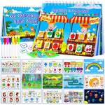 Busy Book For Kids Preschool Learning Activities 32 Pages Quiet Book For Toddler Montessori Toy Gift For Boy Girl Age 1 2 3 Year Olds Early Educational Toys For Autism Sensory Speech Therapy