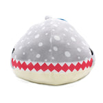 Soft Gray Whale Shark Big Hugging Pillow Plush Stuffed Toy
