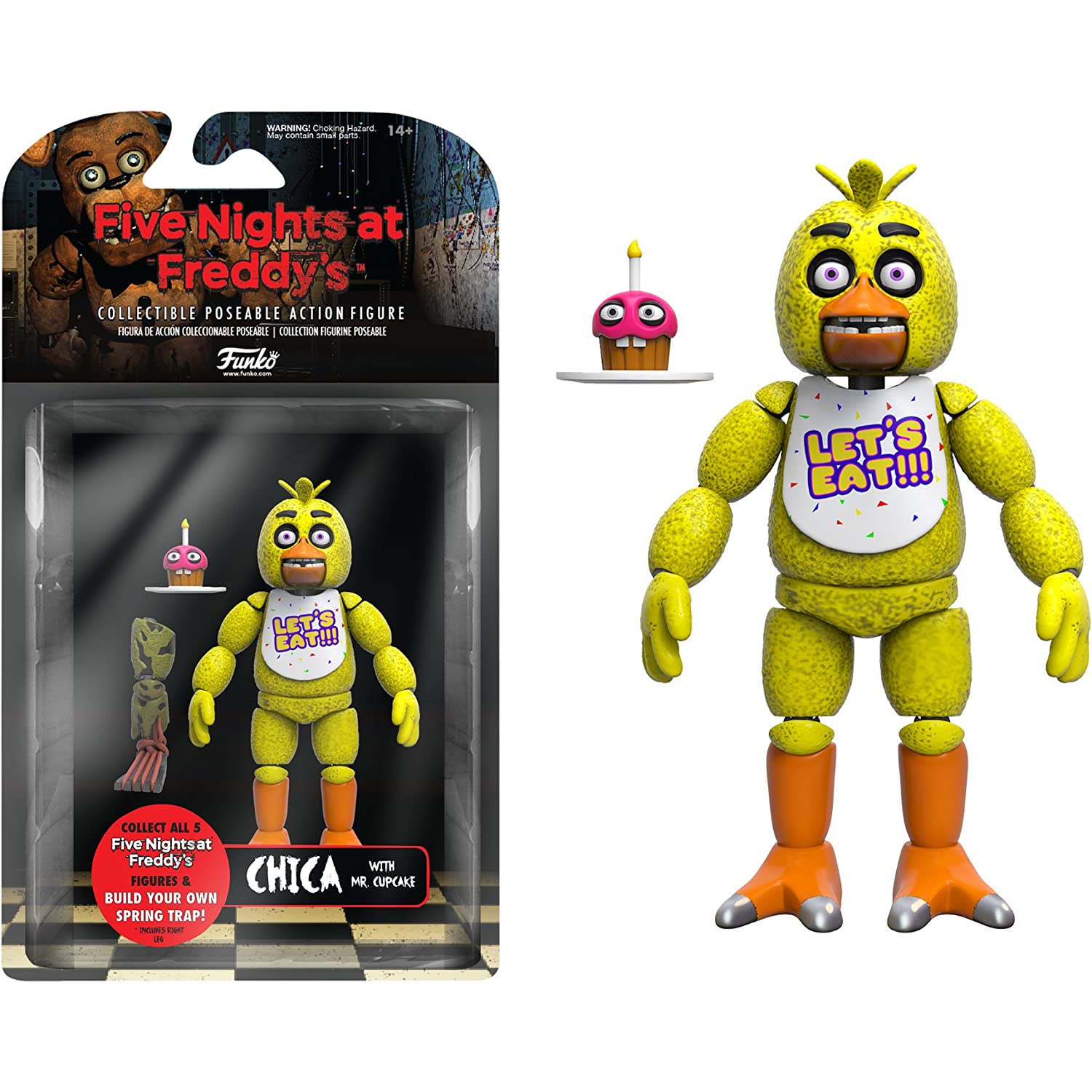five nights at Freddy's Articulated Freddy Frostbear Action Figure, 5 Inch