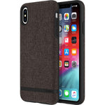 Incipio Carnaby Stylish Slim Protective Case For Iphone Xs Max 6 5 With Soft Premium Fabric And Anti Slip Grip Gray