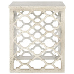 Safavieh American Homes Collection Lonny Distressed White End Table