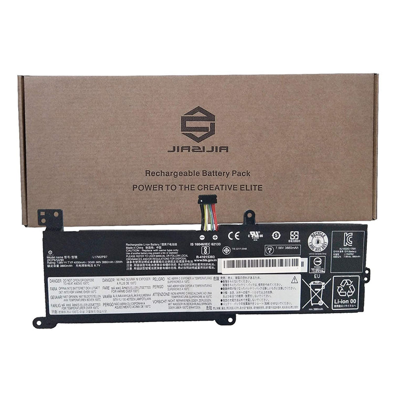 L17M2Pb7 Laptop Battery Replacement For Lenovo Ideapad 320 17Abr 320 17Ast 320 17Ikb Series L16C2Pb2 L16C2Pb1 L16L2Pb2 L16L2Pb1 L16L2Pb3 L16S2Pb1 L16M2Pb1 L17L2Pf1 7 56V 30Wh 4000Mah