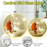 Cardinal Bird Pattern Table Lamps