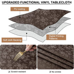 Waterproof And Oil Proof Solid Color Wipeable Table Cloth
