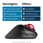 Kensington Orbit Fusion Wireless Trackball K72363Ww