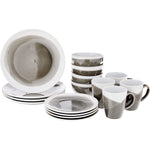 Round Dinnerware Plates, Bowls, and Mugs