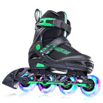 Adjustable Inline Skates For Kids With Full Light Up Wheels