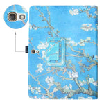 Samsung Tab S 10 5 T800 Case Bige Pu Leather Folio 2 Folding Stand Cover For 10 5 Samsung Galaxy Tab S 10 5 Sm T800 Sm T801 Sm T805 T807 Tablet Almond Blossom
