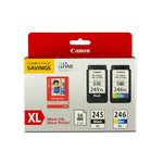 Canon Pg 245Xl Cl 246Xl Ink Photo Paper Pack Compatible To Mx490 Mx492 Mg2522 Mg3020 Mg2920 Mg2924 Ip2820 Mg2525 And Mg2420