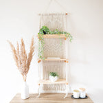 Macrame Wall Hanging Shelf