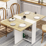 Folding Dining Table With 6 Wheels