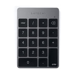 Satechi Slim Aluminum Bluetooth Wireless 18 Key Keypad Keyboard Extension Compatible With 2017 Imac Imac Pro Macbook Pro Macbook Ipad Iphone Dell Lenovo And More Space Gray