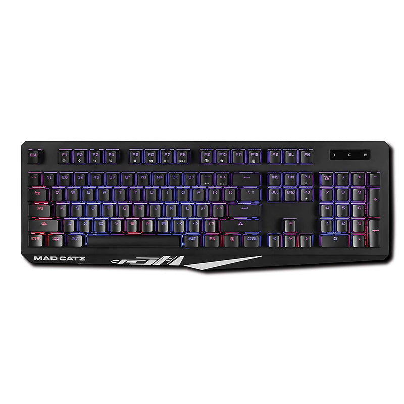 Mad Catz The Authentic S T R I K E 2 Membrane Gaming Keyboard Black