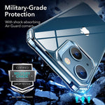 Esr Air Armor Case Compatible With Iphone 13 Case Military Grade Drop Protection Shock Absorbing Corners Yellowing Resistant Hard Back Scratch Resistant Clear