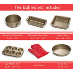 Carbon Steel Non Stick Baking Pans Set